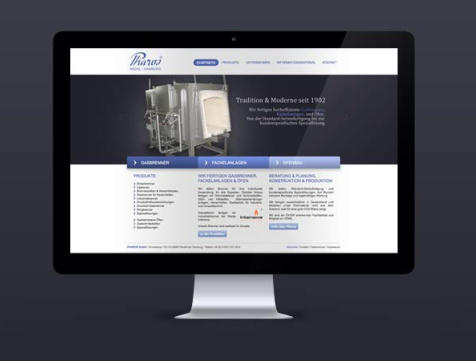 Webdesign Referenz Pharos GmbH