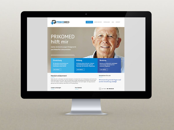 Webdesign Hamburg - Prikomed