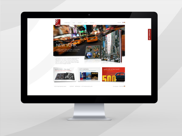 Webdesign Hamburg - Edel earBOOKS