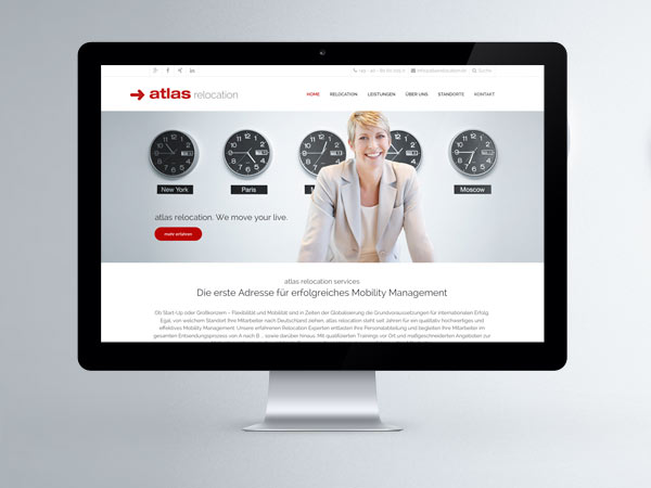 Webdesign Hamburg - atlas relocation